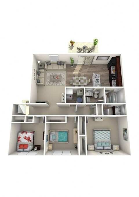 The Hayden Floor Plan at The Parkton, Ohio